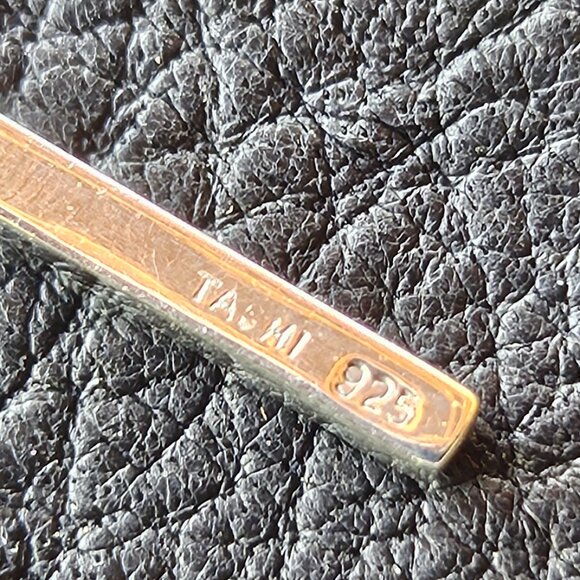 Sleek Silver Stick Earrings - Picture 6 of 6